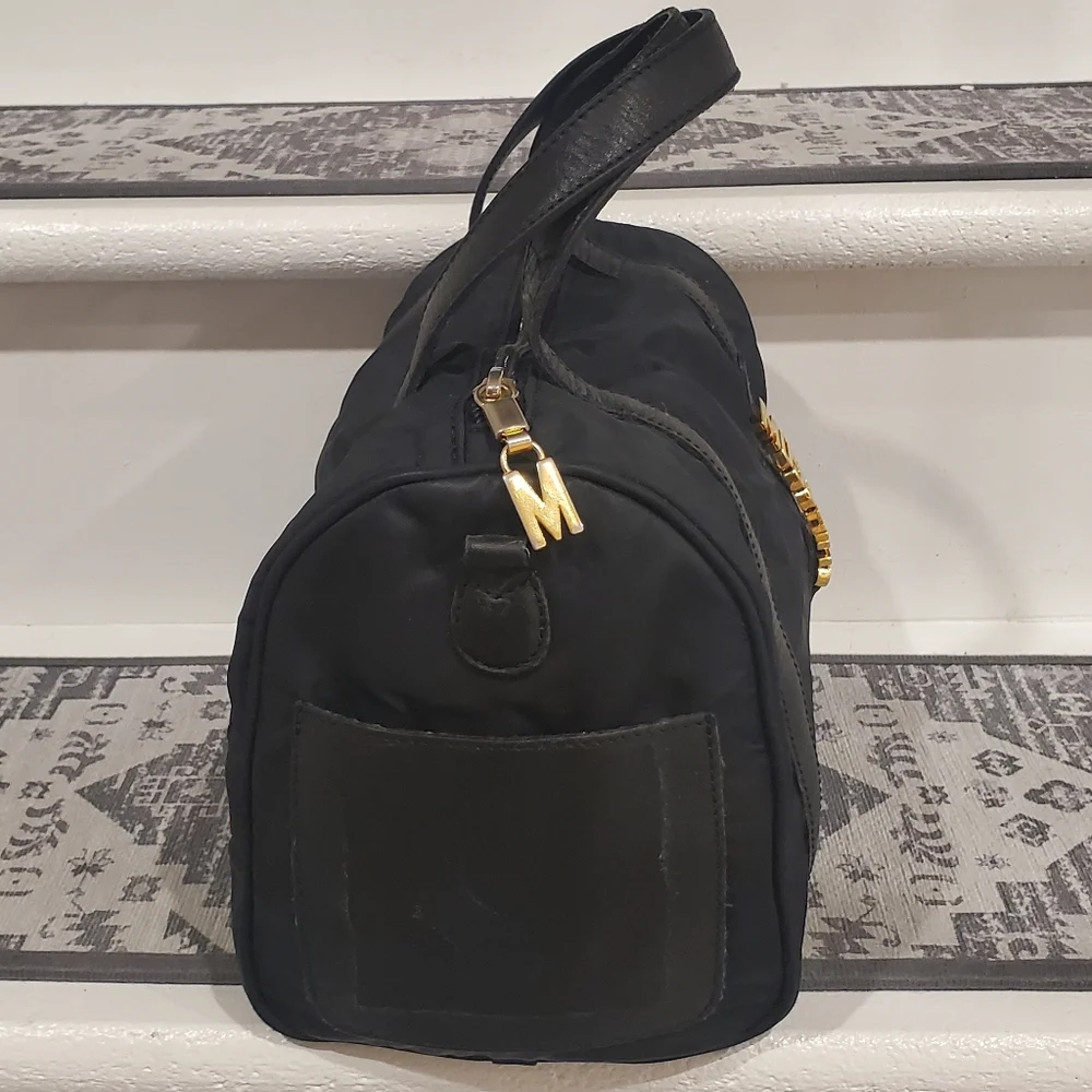 Vintage Moschino Redwall Made in Italy Boston Satchel Bag - Picture 7 of 16